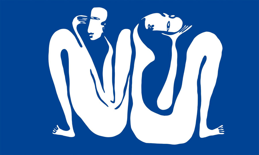 Tapeta Couple Cobalt