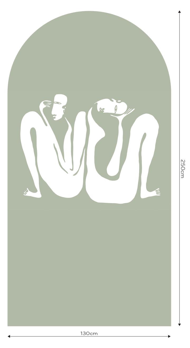 Tapeta Łuk Couple Sage