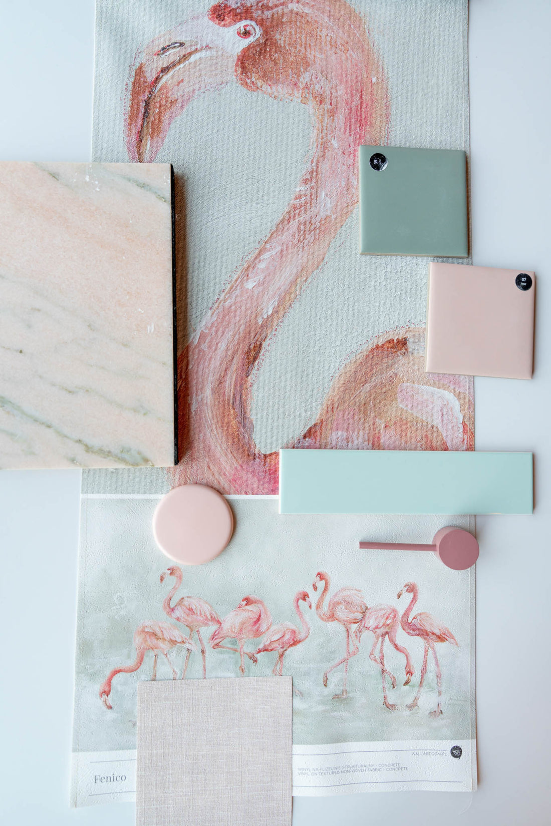 Fenico Blue – Made-to-measure Wallpaper