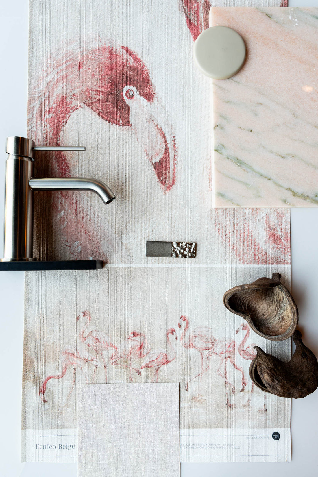 Fenico Beige – Custom-sized Wallpaper