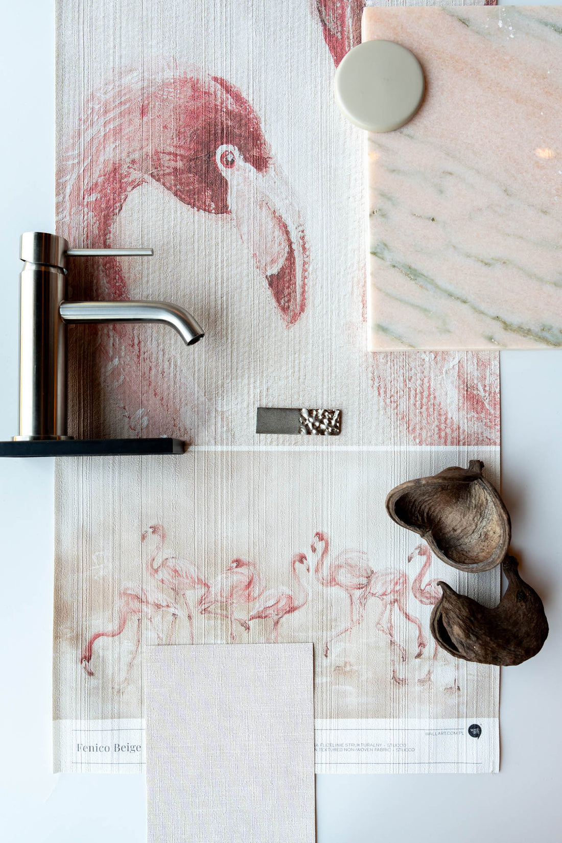 Fenico Beige – Tapeta w rolkach