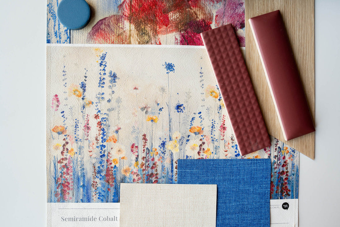 Semiramide Cobalt – Made-to-measure wallpaper