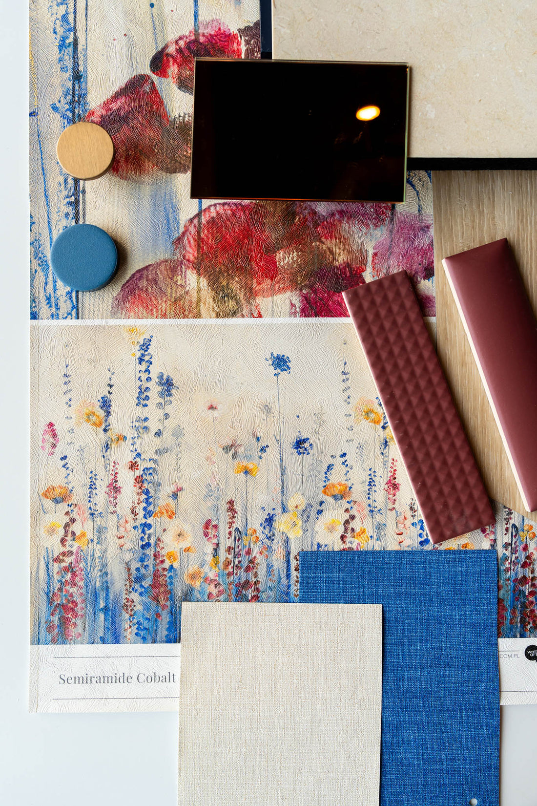 Semiramide Cobalt – Made-to-measure wallpaper