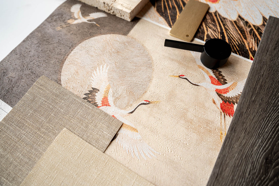 Modern Tsuru – Roll wallpaper