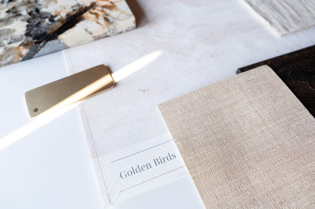 Golden Birds – Made-to-measure wallpaper