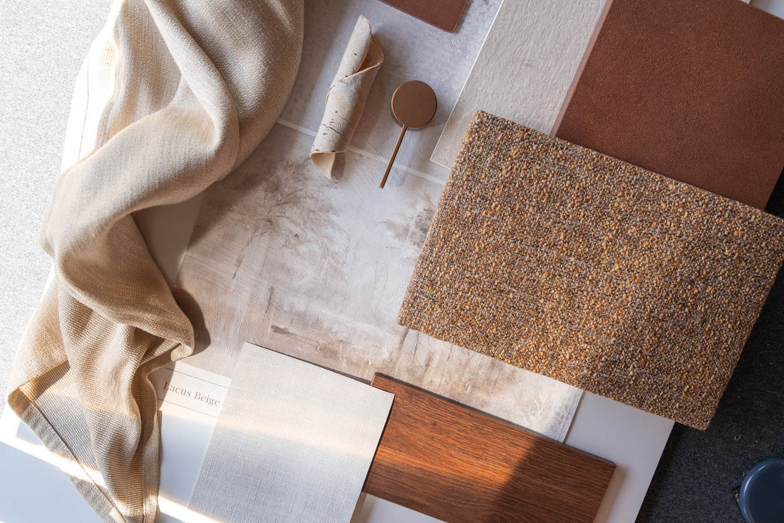 Lacus Beige – Custom-sized wallpaper