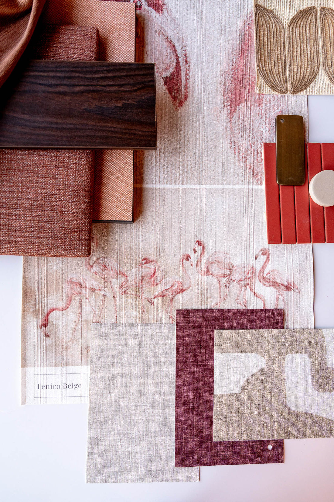 Fenico Beige – Tapeta na wymiar