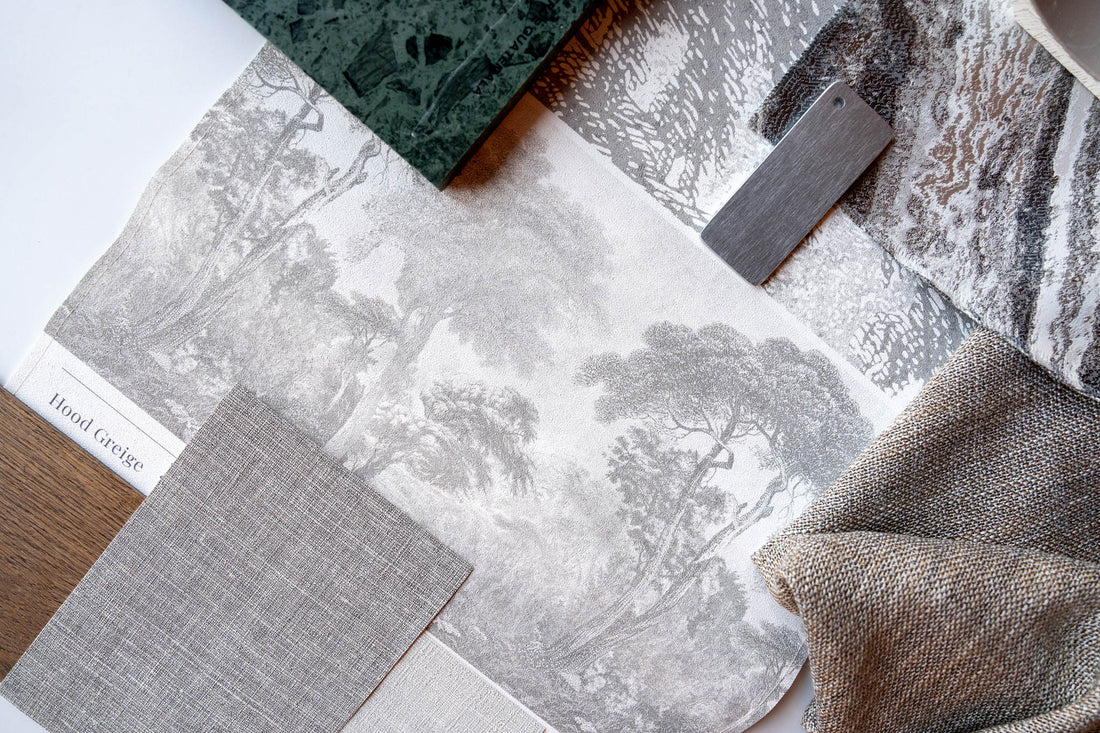 Hood Greige – Custom Wallpaper