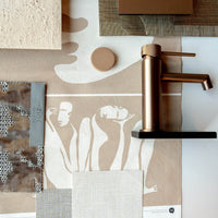 Couple Beige – Custom-sized wallpaper