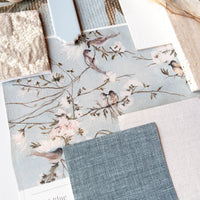 Trel Blue – Roll Wallpaper