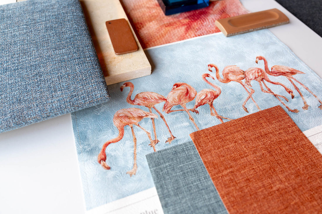 Fenico Blue – Tapeta na wymiar