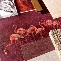 Fenico Burgundy – Custom Wallpaper