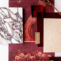 Fenico Burgundy – Custom Wallpaper