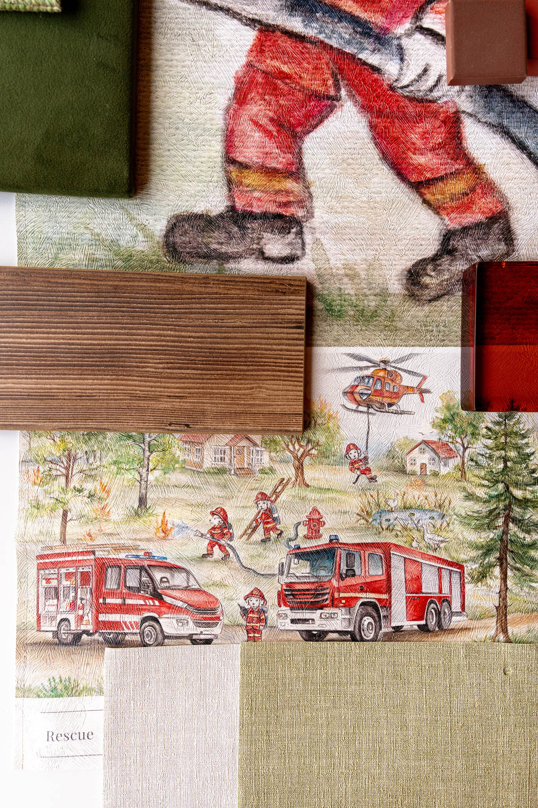 Rescue – Wallpaper in rolls