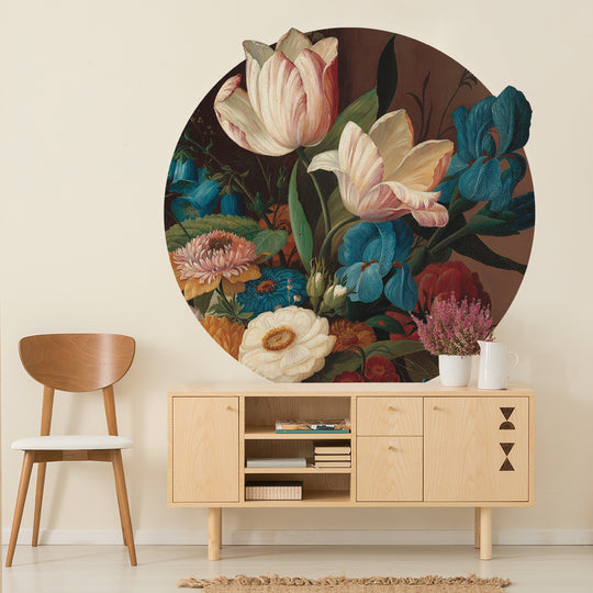 Tapeta Koło Dark Tulip