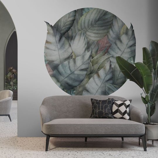 Tapeta Koło Foliage Green WMF010G