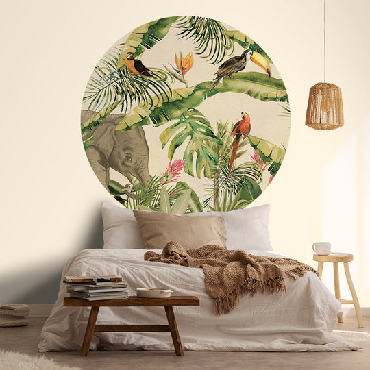 Tapeta Koło Jungle I