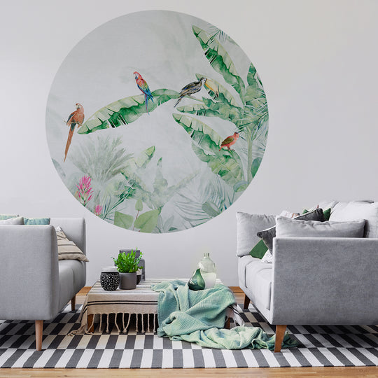 Tapeta Koło Jungle Vivid II