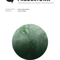 Green Ombre Flower KOŁO