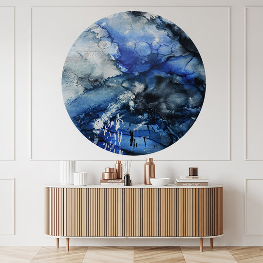 Tapeta Koło Lago Blue