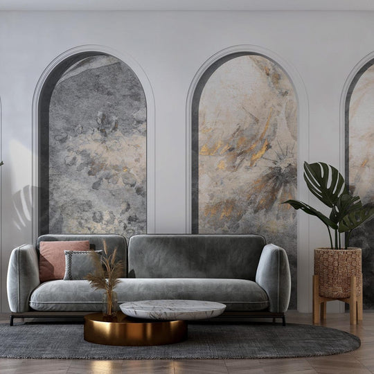 Libra Light Grey Harmony Ash - Tapeta w standaryzowanych rolkach