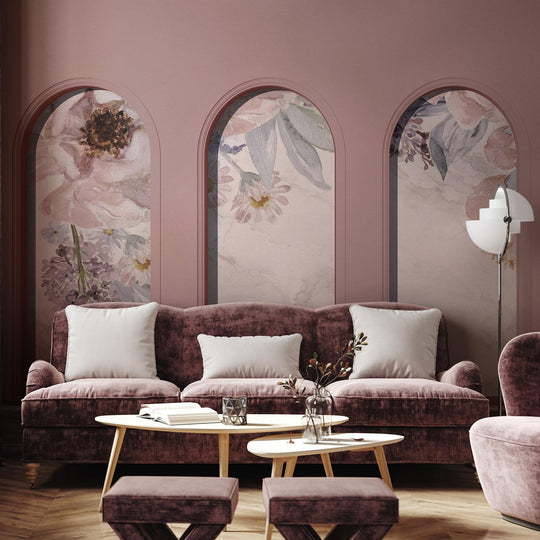 Libra Pink Nettare - Tapeta w standaryzowanych rolkach