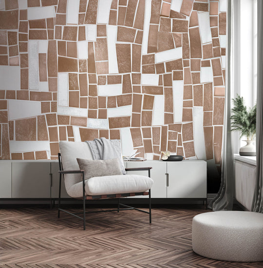 Mosaico Light- Tapeta w standaryzowanych rolkach