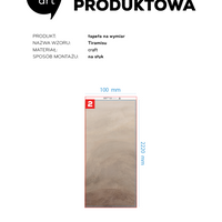 Tiramisu craft 100x222