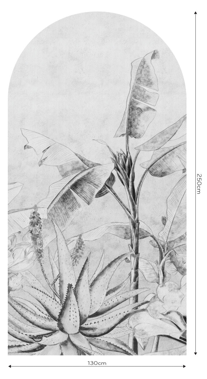 Tapeta Łuk Rainforest Sketch