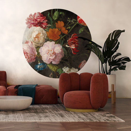 Tapeta Koło Requiem White