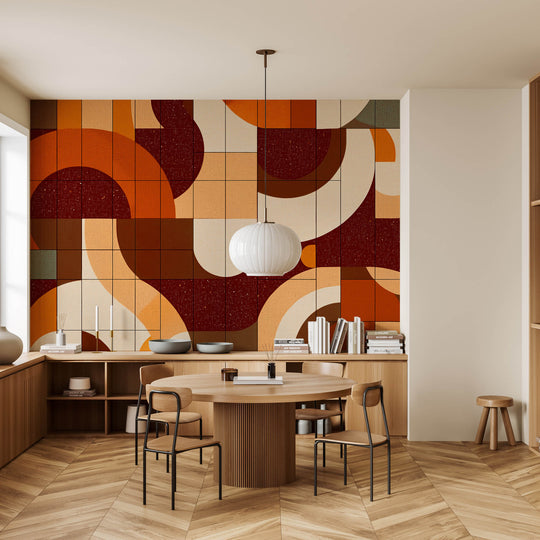 Retro- Tapeta w standaryzowanych rolkach