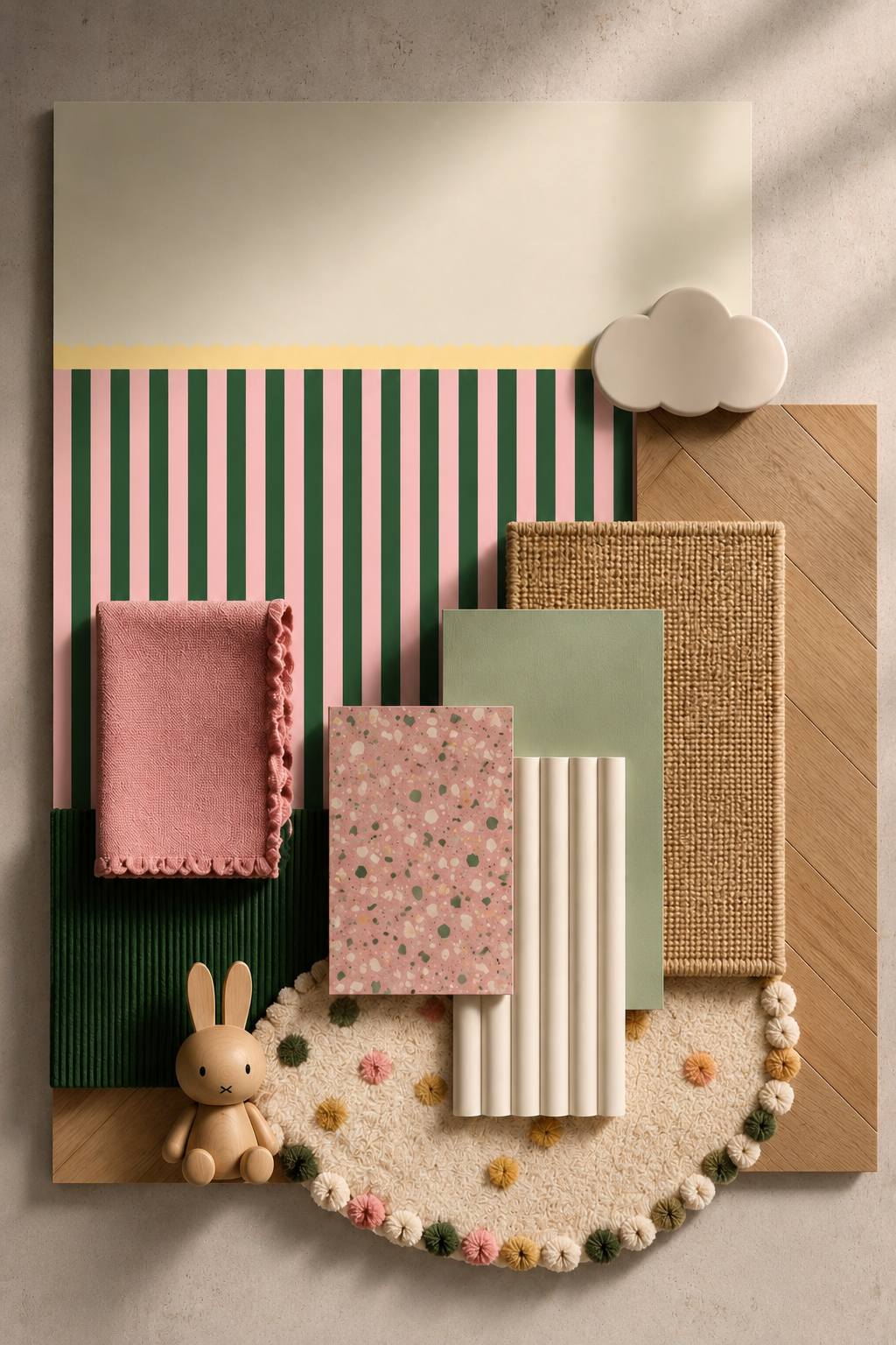 Stripe Gum – Custom-sized wallpaper
