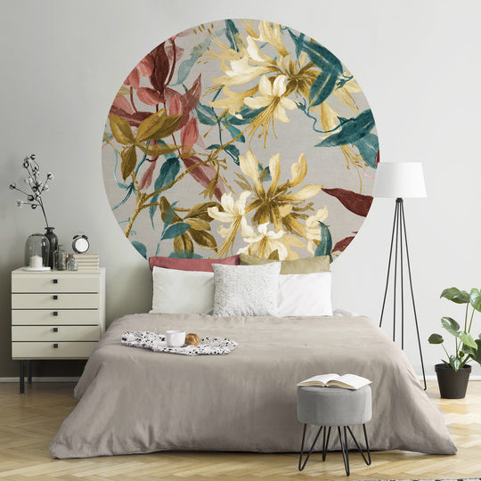 Tapeta Koło Spring Yellow WMF008Y