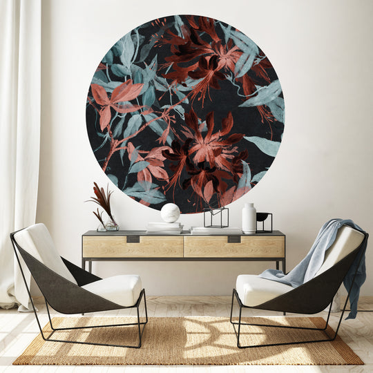 Tapeta Koło Spring Dark WMF008D