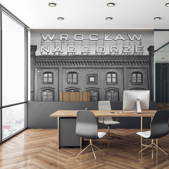 Station B&W - Tapeta w standaryzowanych rolkach