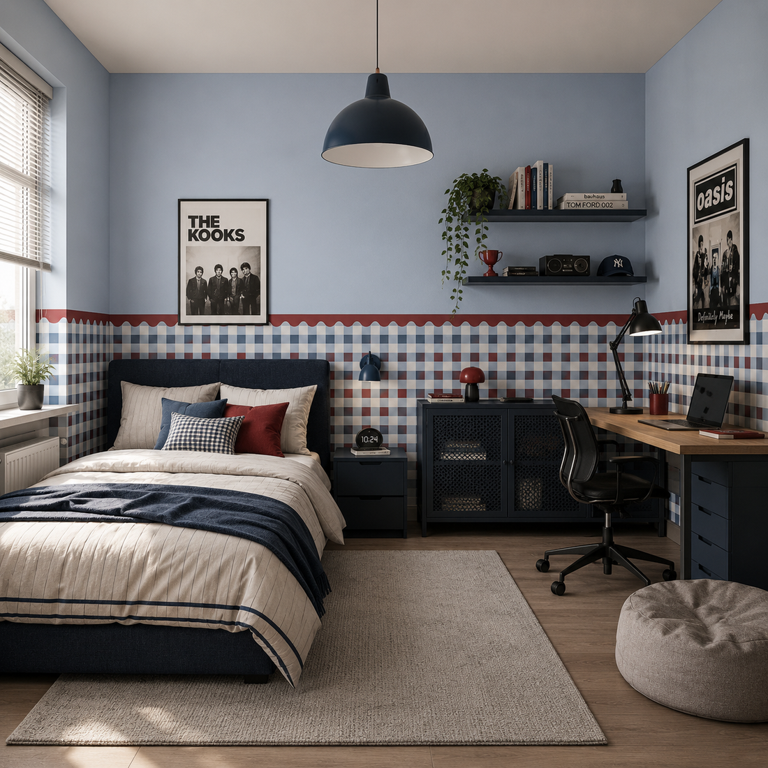 Check – Custom-sized wallpaper