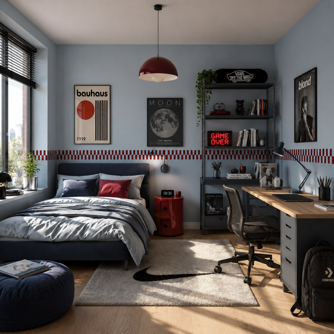Pixel Blue – Custom Wallpaper