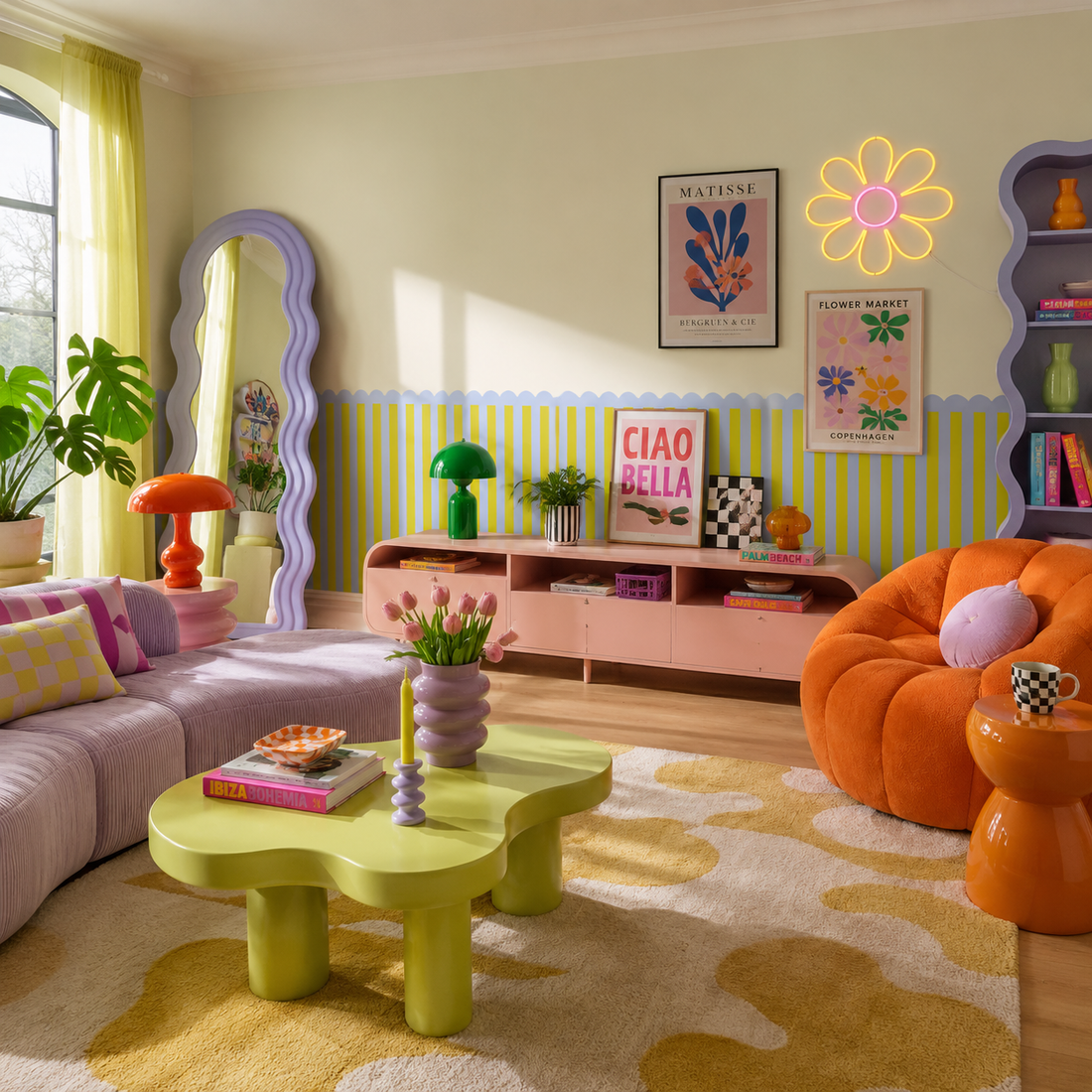Stripe Sugar – Custom Wallpaper