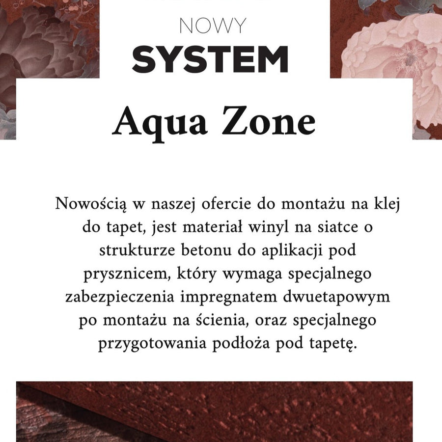 Aqua Zone - system tapet pod prysznic