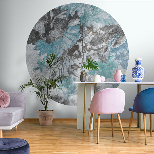 Tapeta Koło Anemone