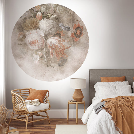 Tapeta Koło Boudoir Vintage