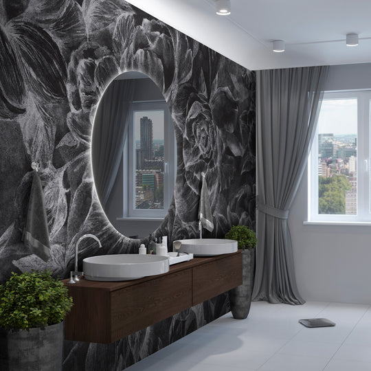 Brassica Dark - Tapeta w standaryzowanych rolkach