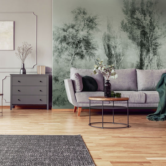 Calm Green - Tapeta w standaryzowanych rolkach