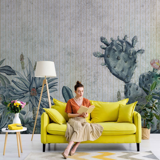 Succulento - Tapeta w standaryzowanych rolkach