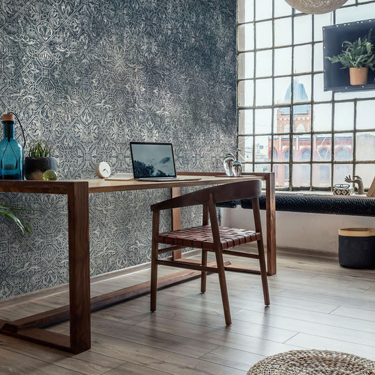 Temptation Blue - Tapeta w standaryzowanych rolkach