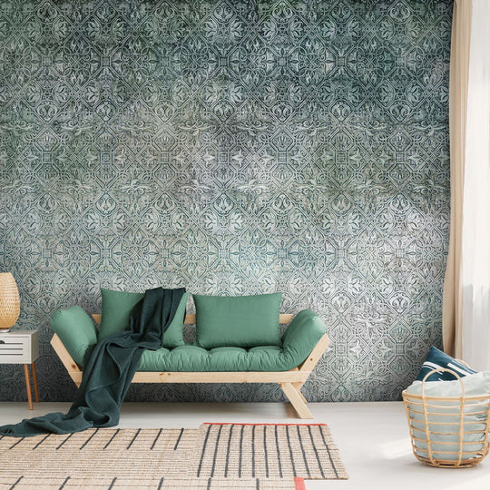 Temptation Green - Tapeta w standaryzowanych rolkach