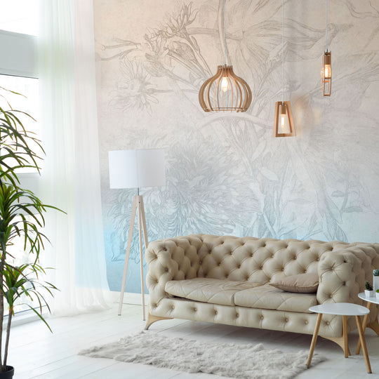 Tapeta Sisal Ombre Flower