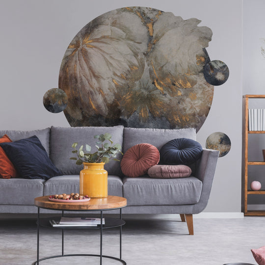 Tapeta Koło Harmony Blue