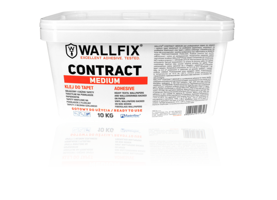 Wallfix Contract Medium (280-450 g/m2) rekomendowany do flizeliny gładkiej
